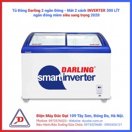 Tủ đông Darling mặt kính DMF S-3079 ASKI 300 lit Kính Lùa